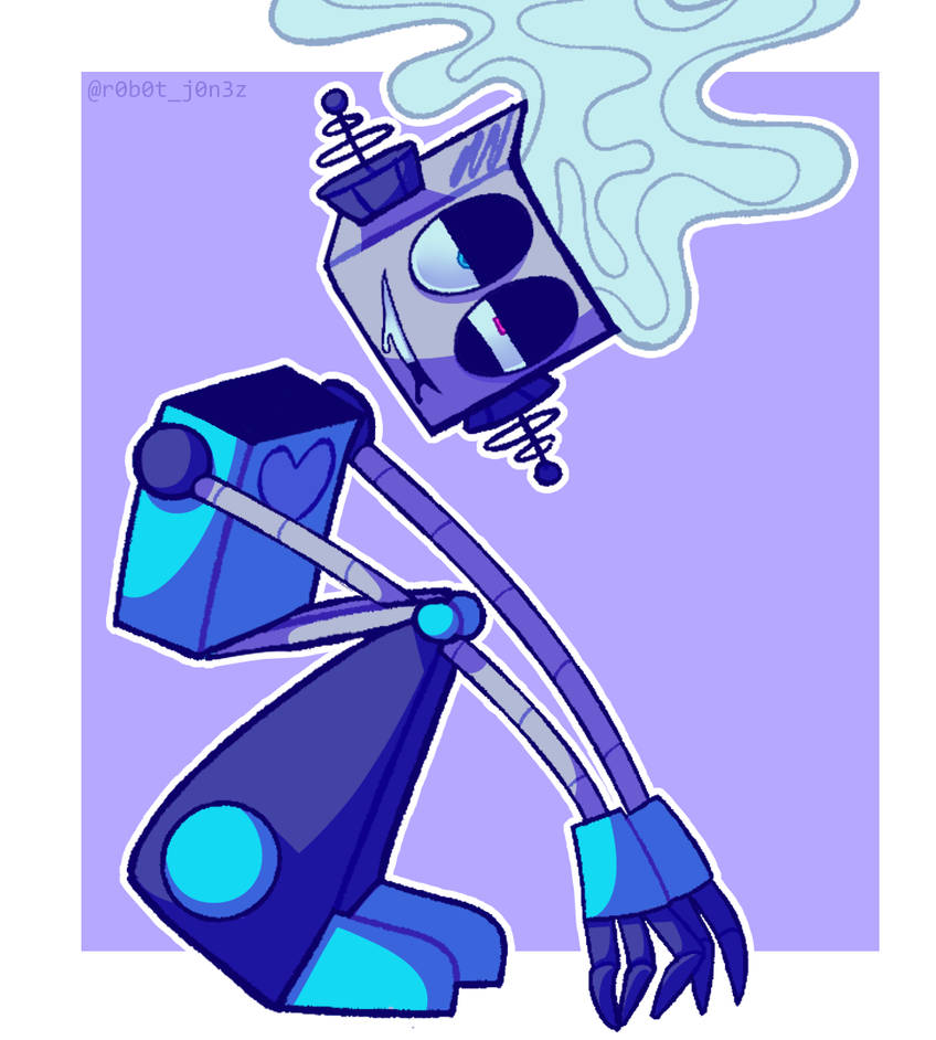 what a strange robot by AntonPapierwaite on DeviantArt