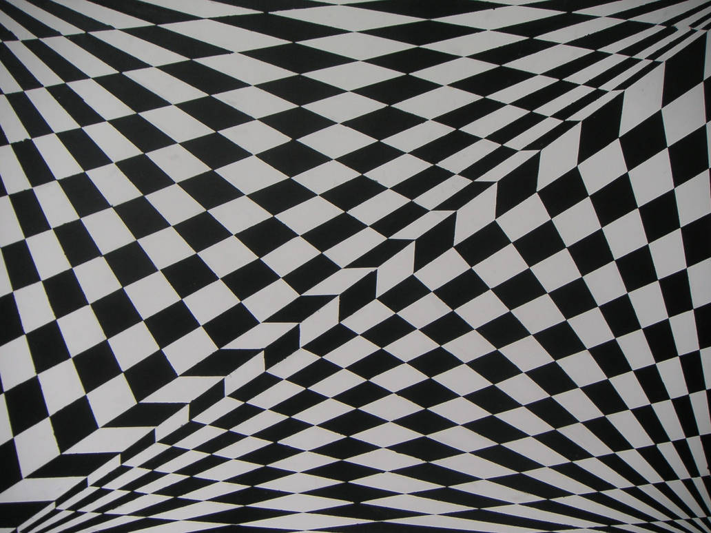 Distorted Checkerboard by Jooowwwaaannnaaa on DeviantArt