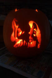 Weeping Angel Pumpkin