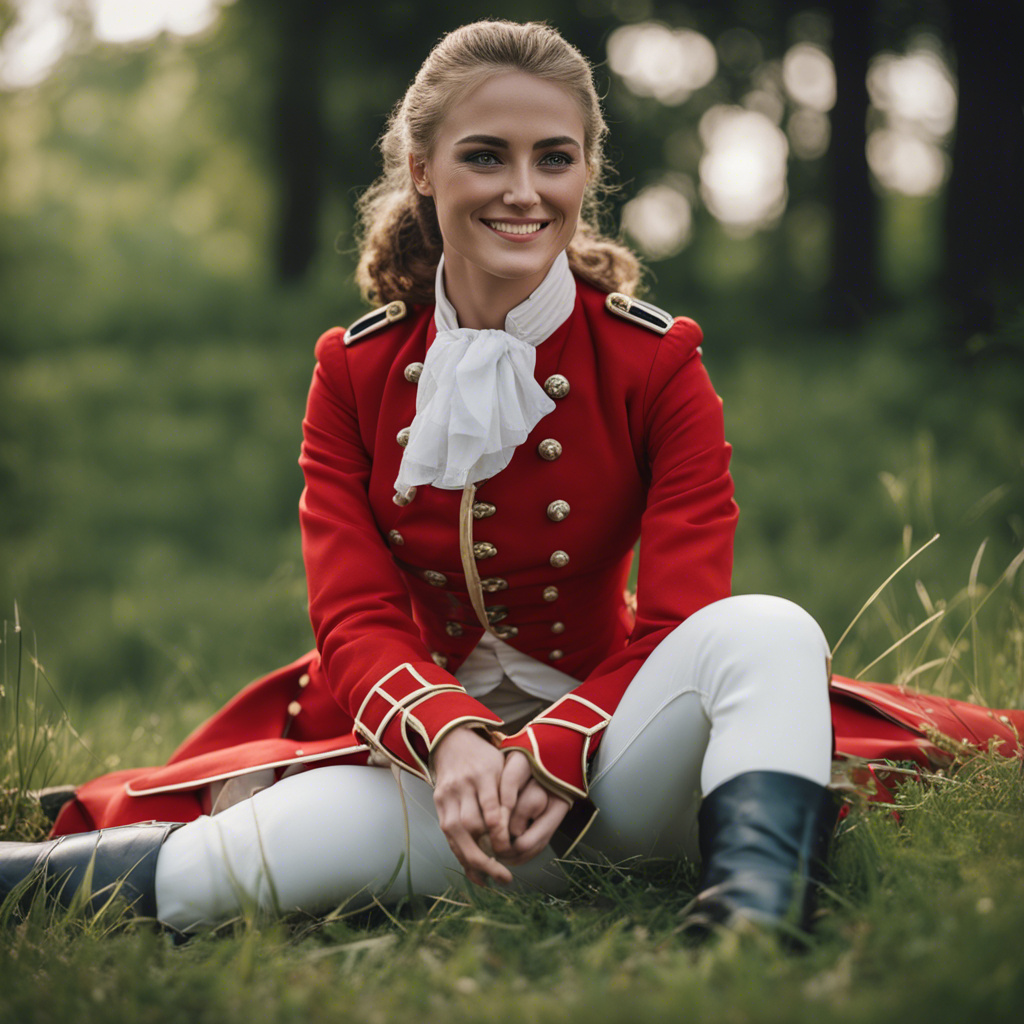 British Oc Deviantart Attractive female British 18th redcoat soldier sit by marchfive on ...