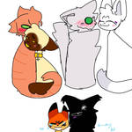 Gay cats by fadedblackartzzz