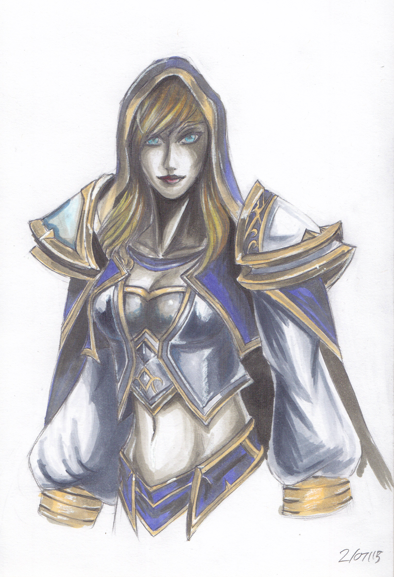 Jaina Copic marker practice