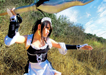 French Maid Nidalee Cosplay