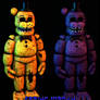 Withered Golden and Shadow Freddy