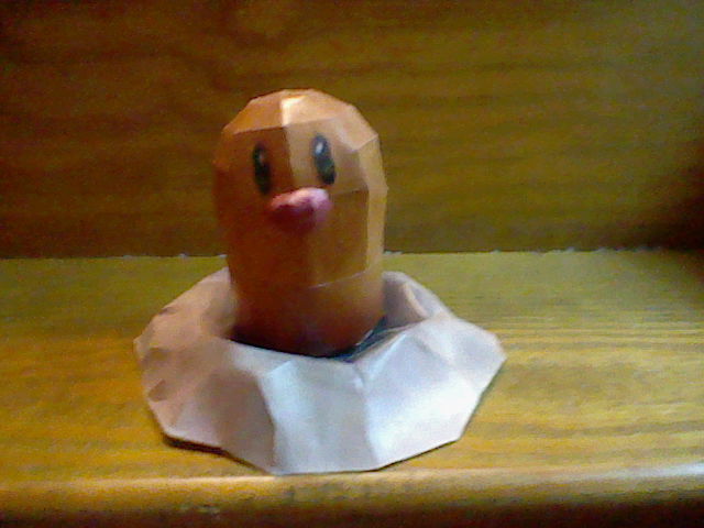 Diglett Papercraft