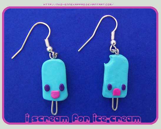 Icecream earings