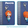 Ponyo- Chibi Fujimoto keychain
