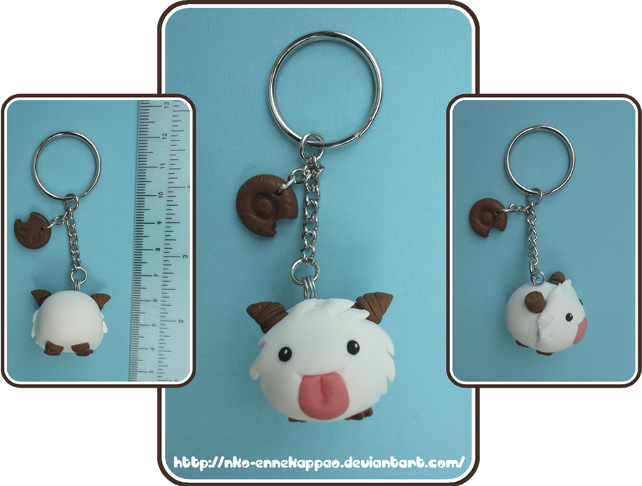 League of Legends - Kawaii Poro Keychain