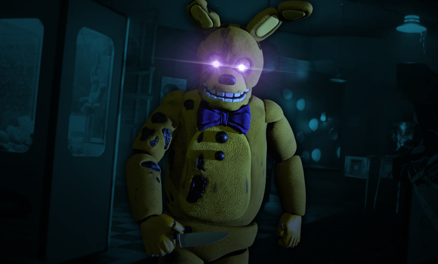 Spring Rabbit Fnaf The Yellow Rabbit (FNaF Movie Spring Bonnie) by Stridity on DeviantArt
