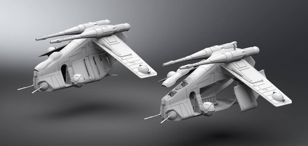 LAAT Low Altitude Assault Transport by CGmorph on DeviantArt