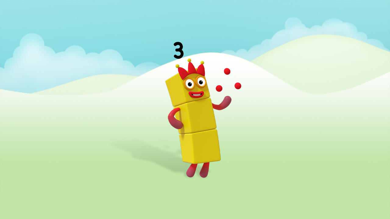 Number Block Negative Three Numberblock 3 by Marirocks174 on DeviantArt