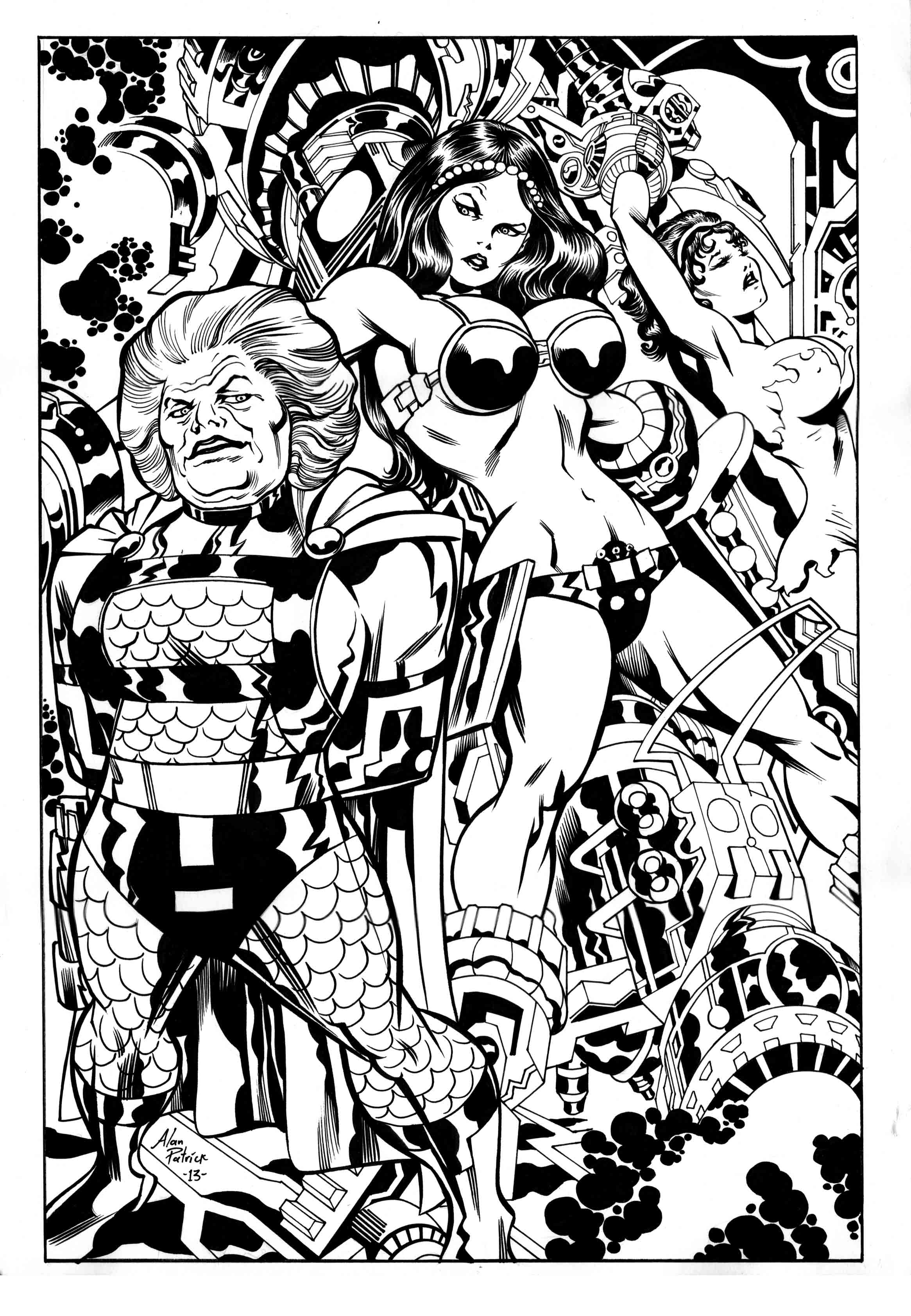 Big Barda in trouble...