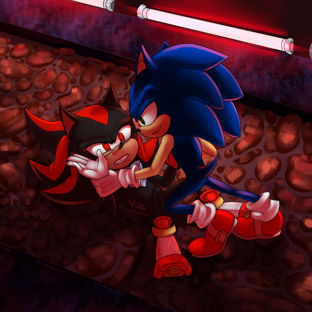 Sonic X  Sonic VS Shadow!! Shadow Likes to Fight Dirty 