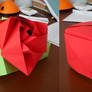 Origami Rose Cube