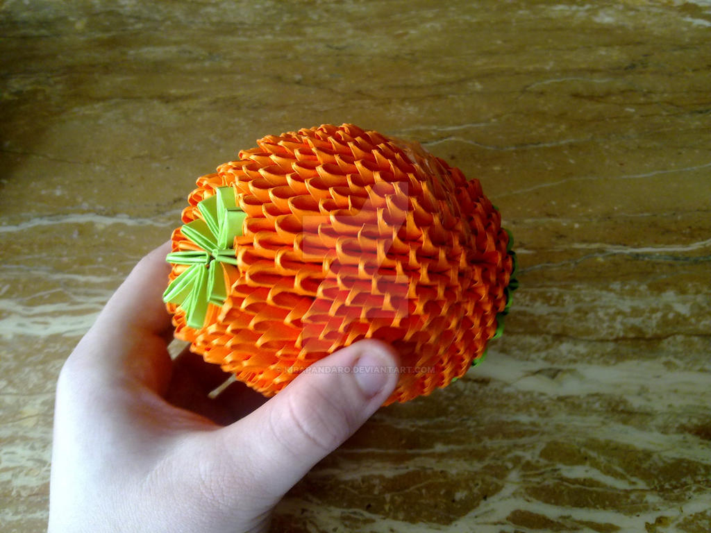 Origami orange