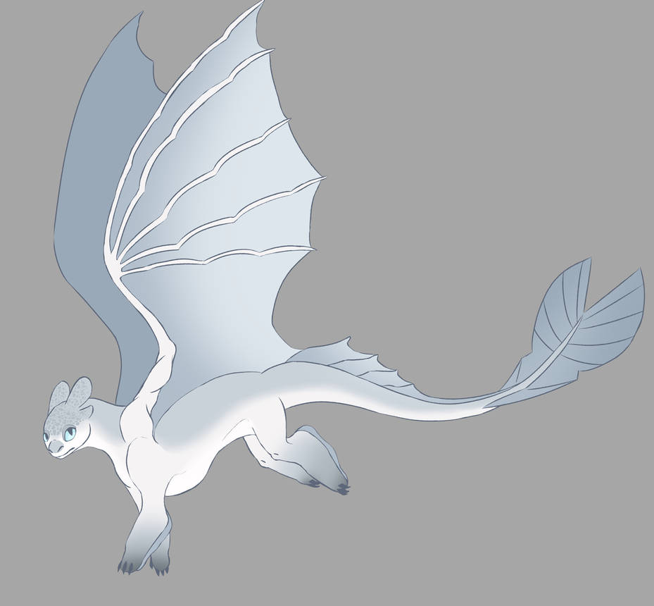 Light Fury Redesign (WIP) by ajflipflop on DeviantArt