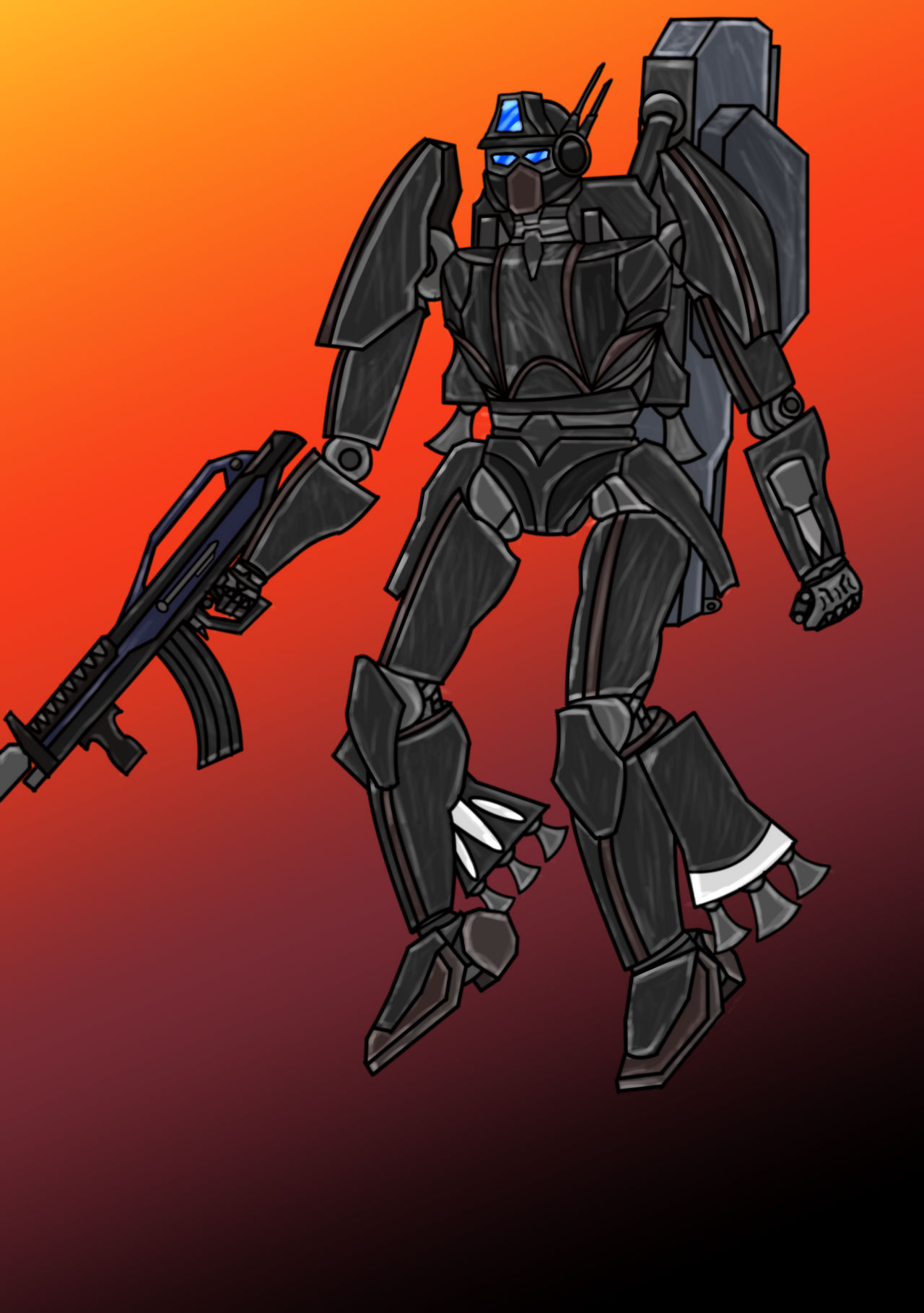 Mech Oc Example Lancer OC Mech by THEFLAKEsenpai on DeviantArt