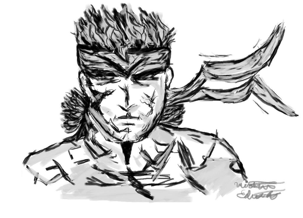 solid snake digital art #LAZYNERDART by LAZYNERDART on DeviantArt