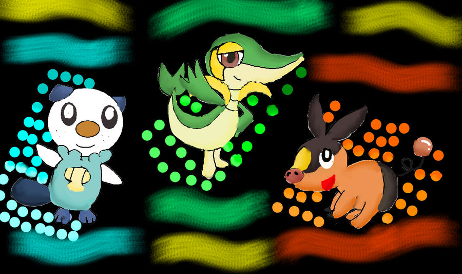 Pokemon generation 5 starter by SteelDialga on DeviantArt