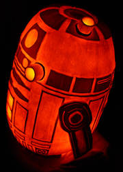 R2D2 Pumpkin