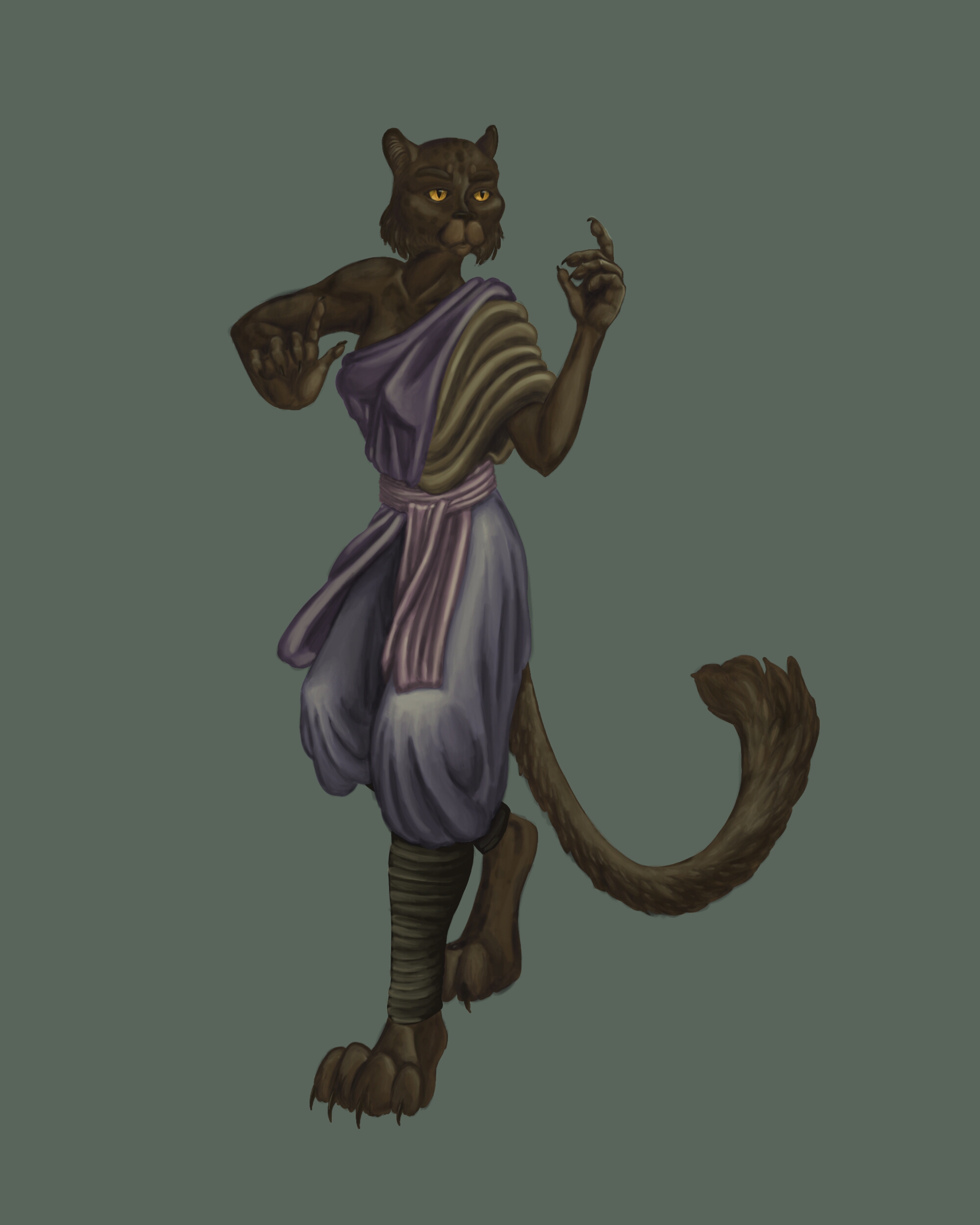 Tabaxi Monk (Dusk)