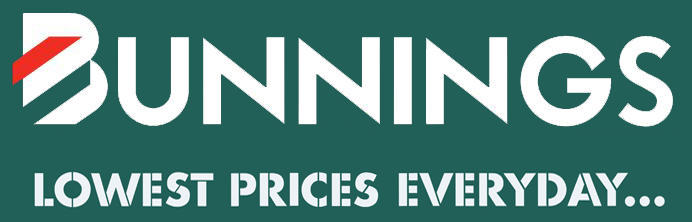 Bunnings - Present Logo with mid 2000s slogan by ryanthescooterguy on