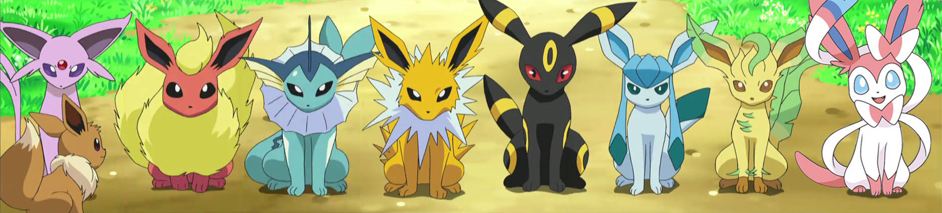 Full Eeeveelution Row! by ryanthescooterguy on DeviantArt