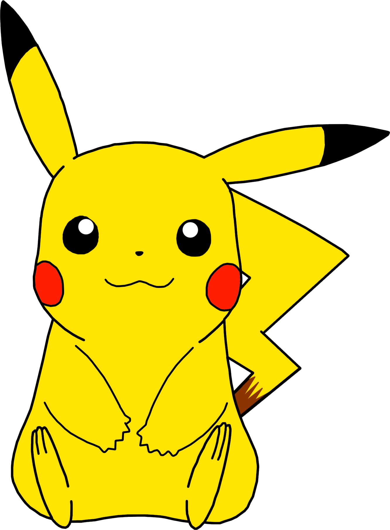 Pikachu Vector Deviantart Sitting Pikachu Vector (2022 Drawing) by ryanthescooterguy on DeviantArt