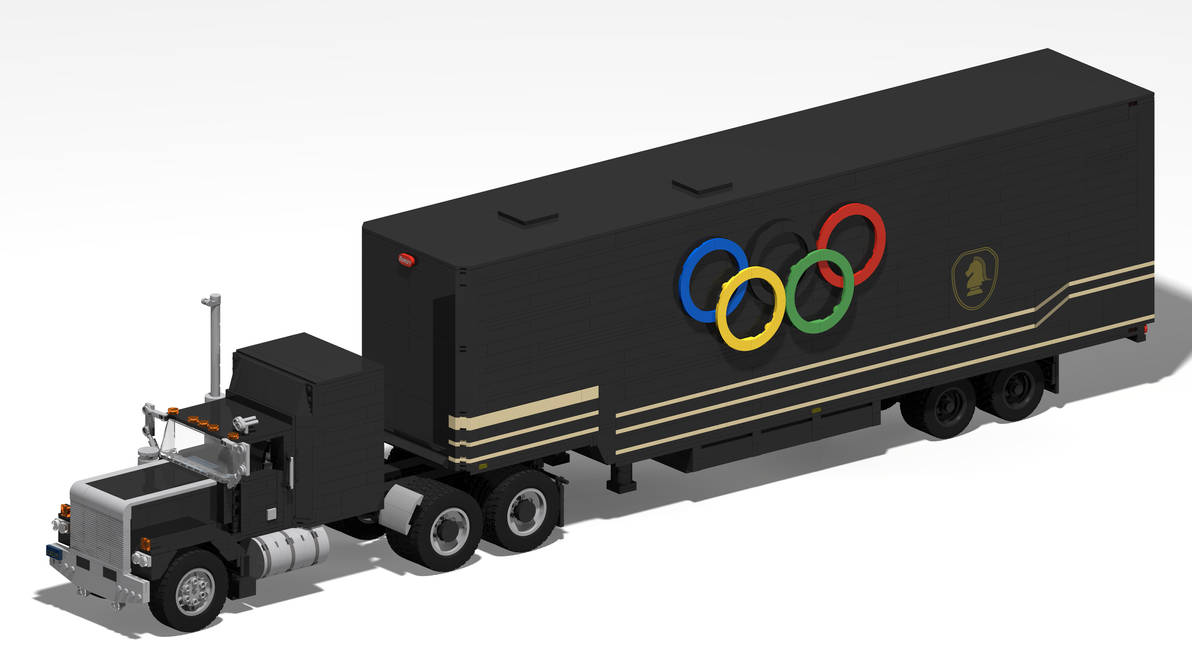 Olympic Shell Rig LEGO Knight Rider FLAG rig with Olympic Rings! by sleepyseaotter on ...