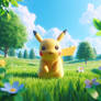 Pikachu in the grass [AI Image]