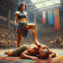 Martial arts tournament somewhere in asia
