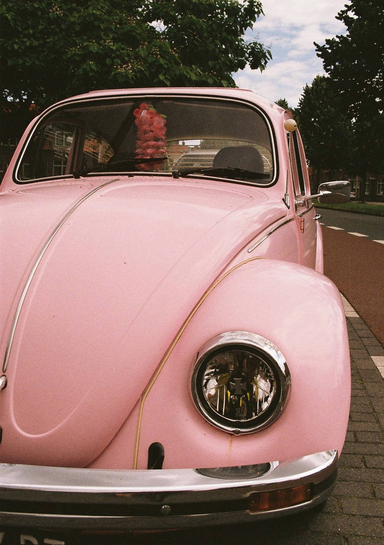 Pink VW Beetle by acerbusmilitis on DeviantArt