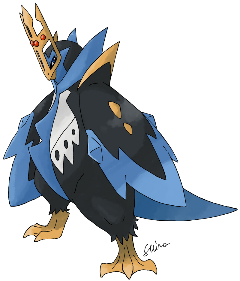 Mega Empoleon by ShiroTheWhiteWolf on DeviantArt