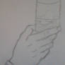 Drawing hands - Holding a glass