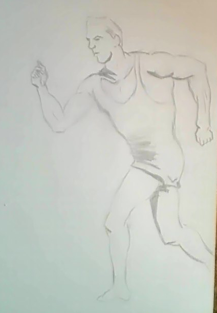 Drawing the human figure in action - VIII