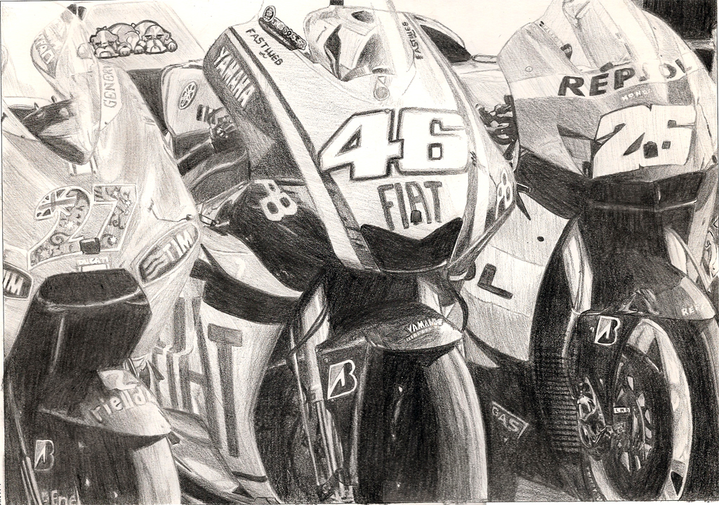 MotoGp bikes