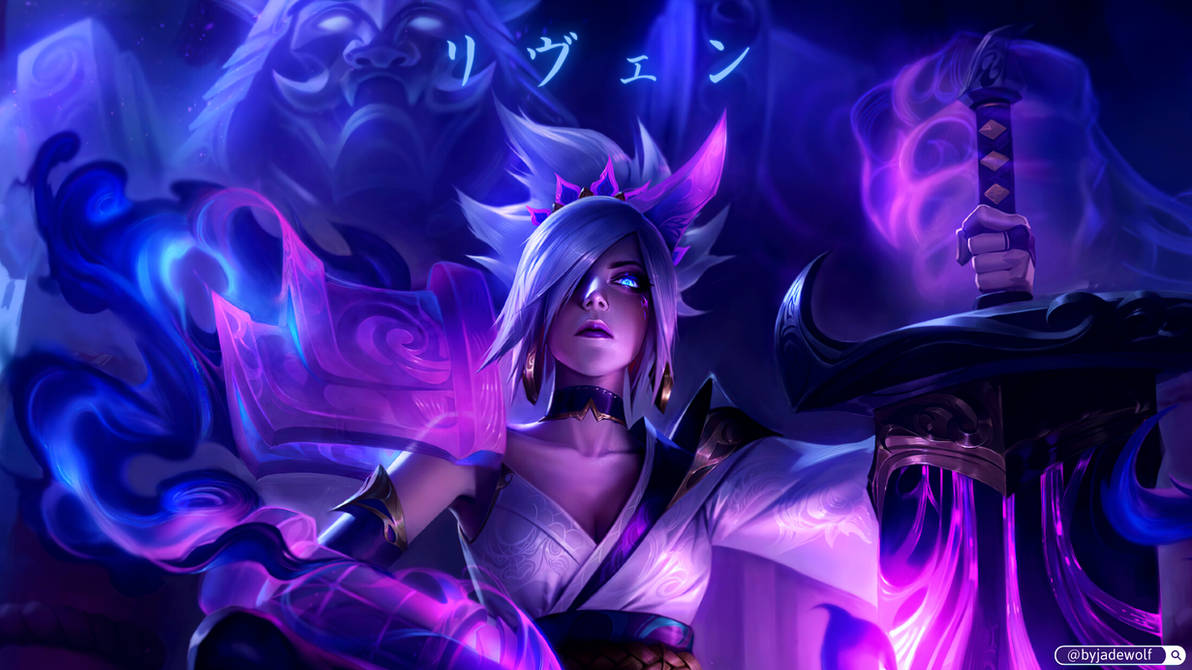 Riven Spirit Blossom - Wallpaper by editsbyjadewolf on DeviantArt