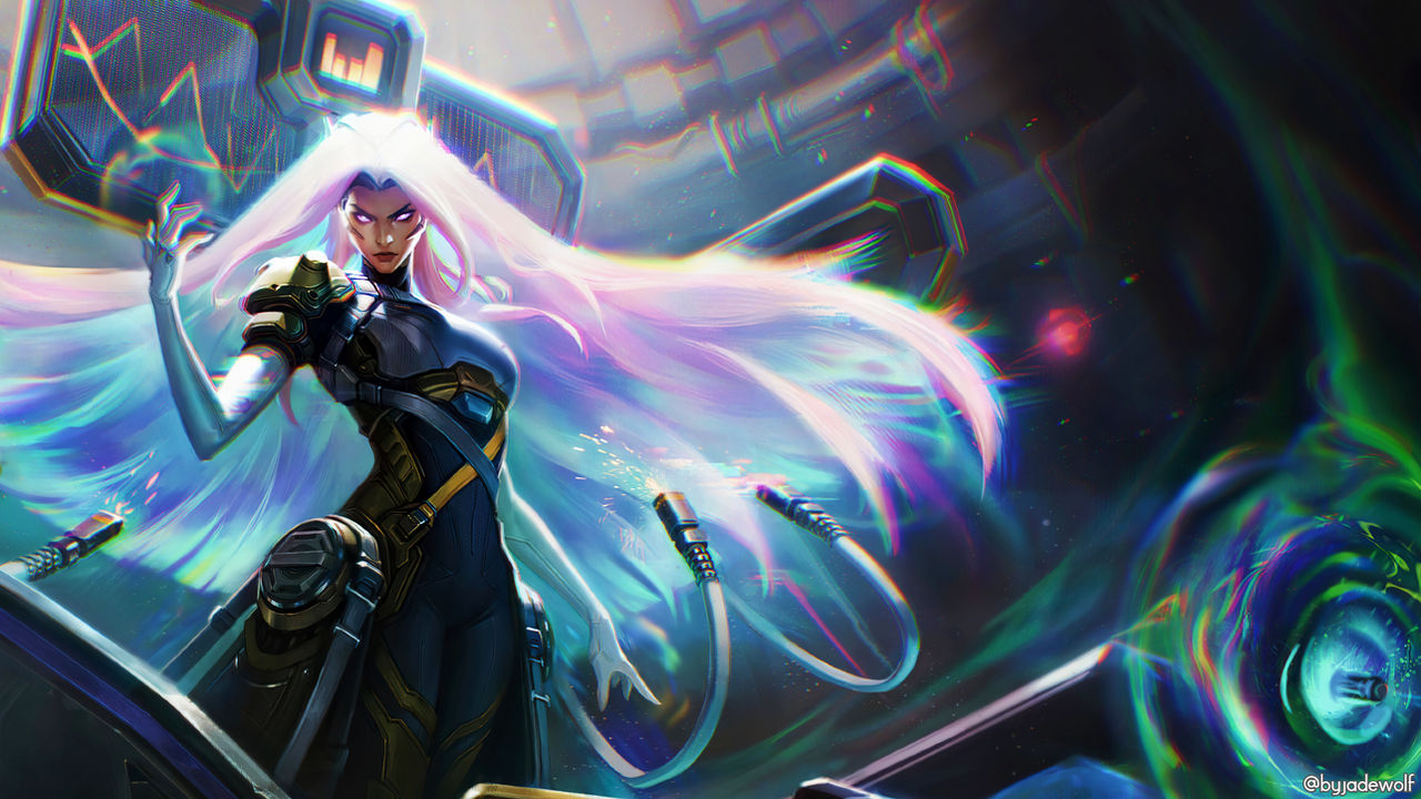 Sona PsyOps - LoL desktop wallpaper by editsbyjadewolf on DeviantArt