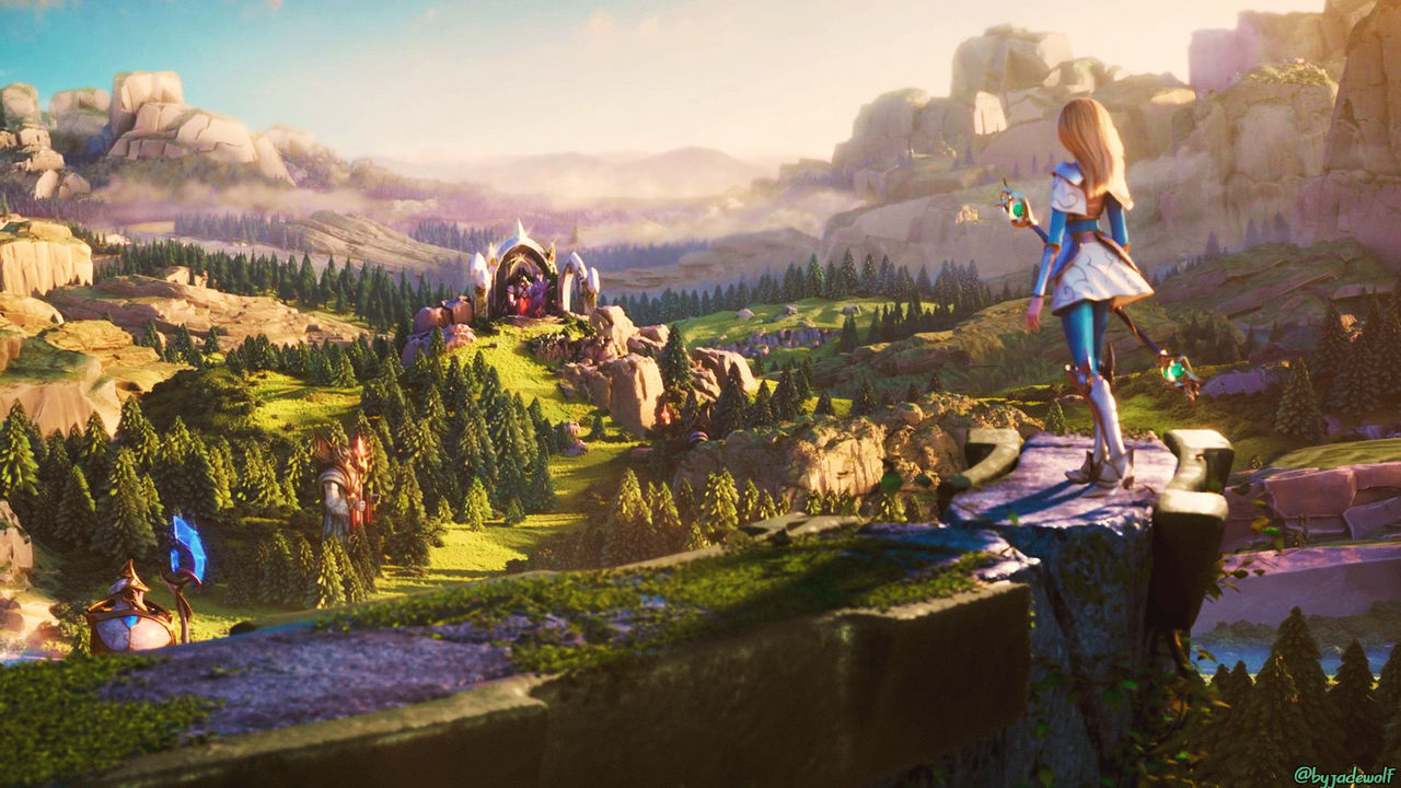 Lux - LoL/Wild Rift wallpaper by editsbyjadewolf on DeviantArt