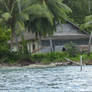 Wood House beside river