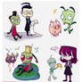 Invader Zim doodles