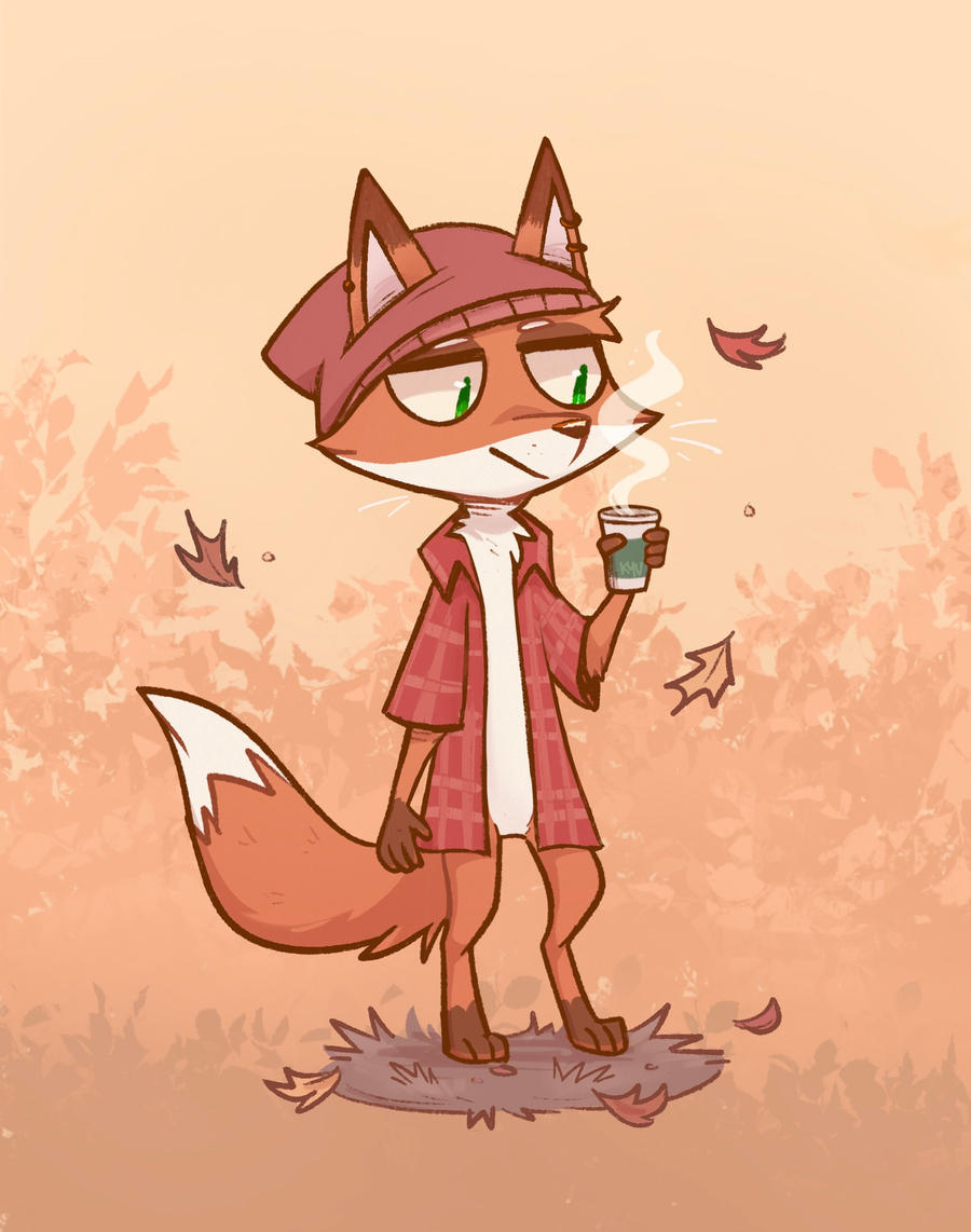 Hi Fall Fox Fall Fox by kazunekomori on DeviantArt