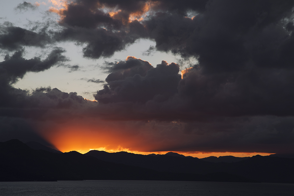 Sunset Over Haiti