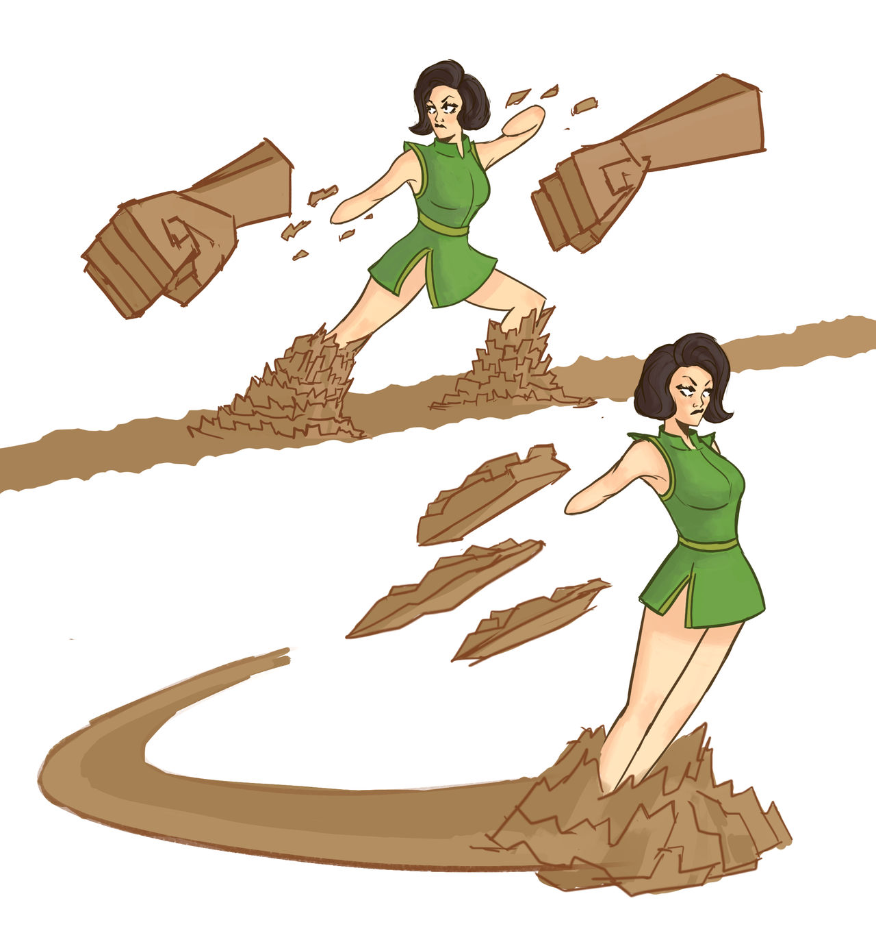 Earthbender Bench Earthbender by TwoFlower0 on DeviantArt