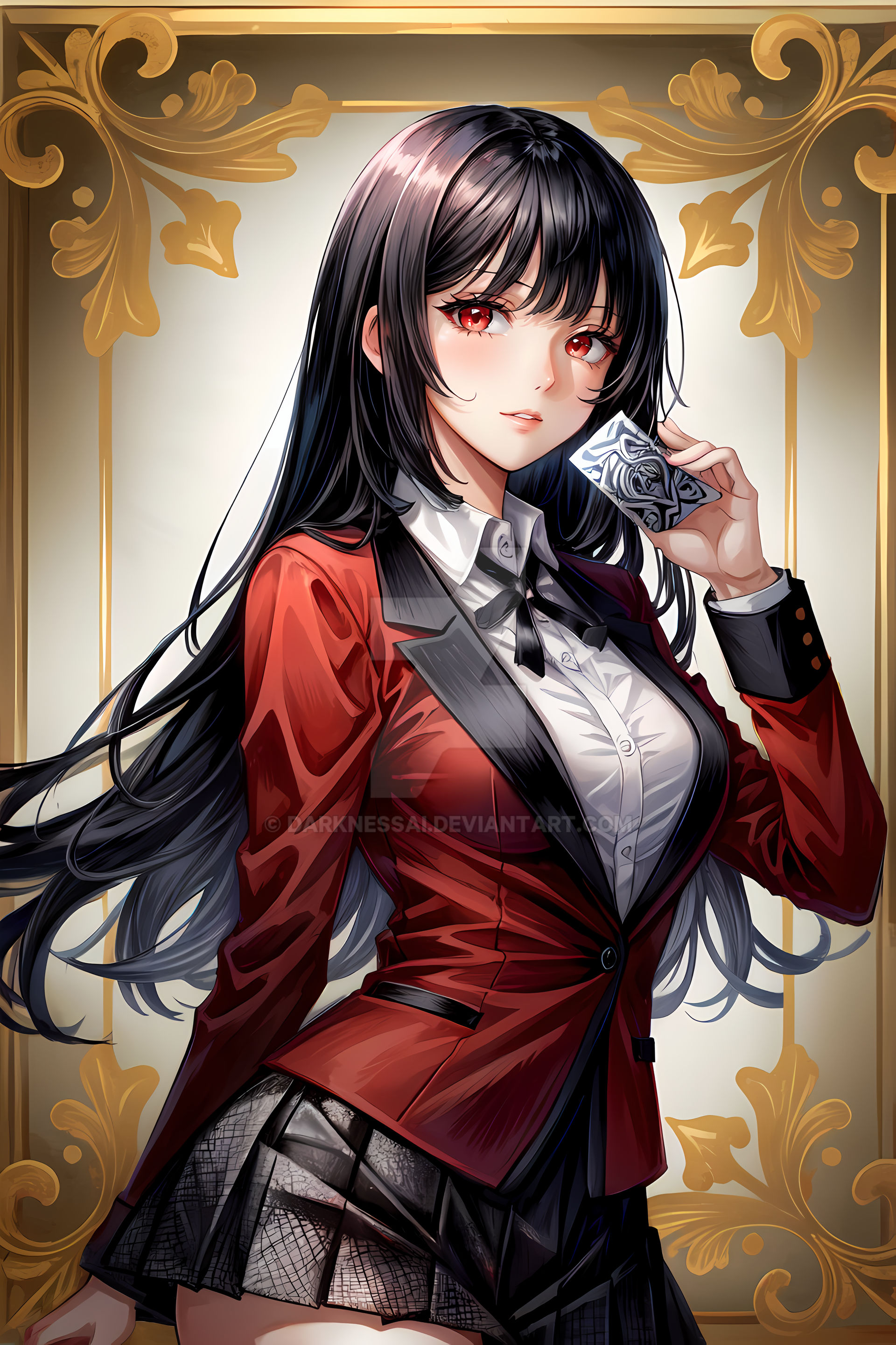 Yumeko Jabami by DarknessAi on DeviantArt