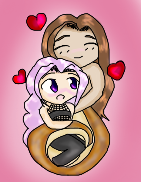 Chibi love huggles