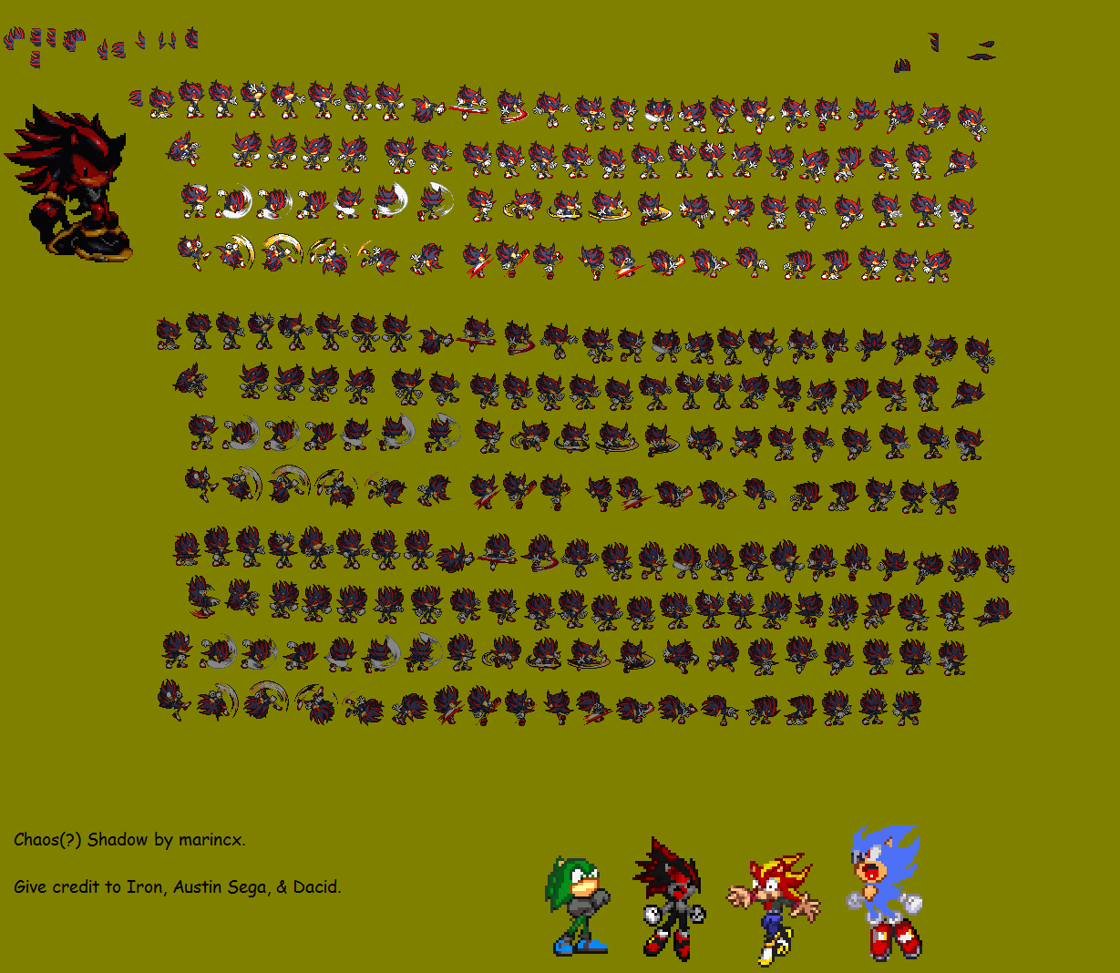 Shadow Sprites Gallery