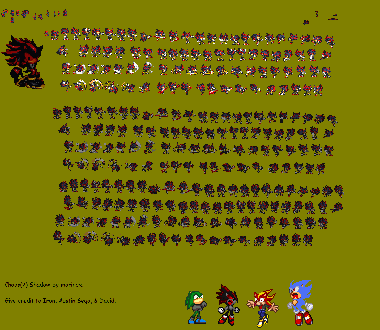 MASTERDRIX SPRITE SHEET by neomar654 on DeviantArt