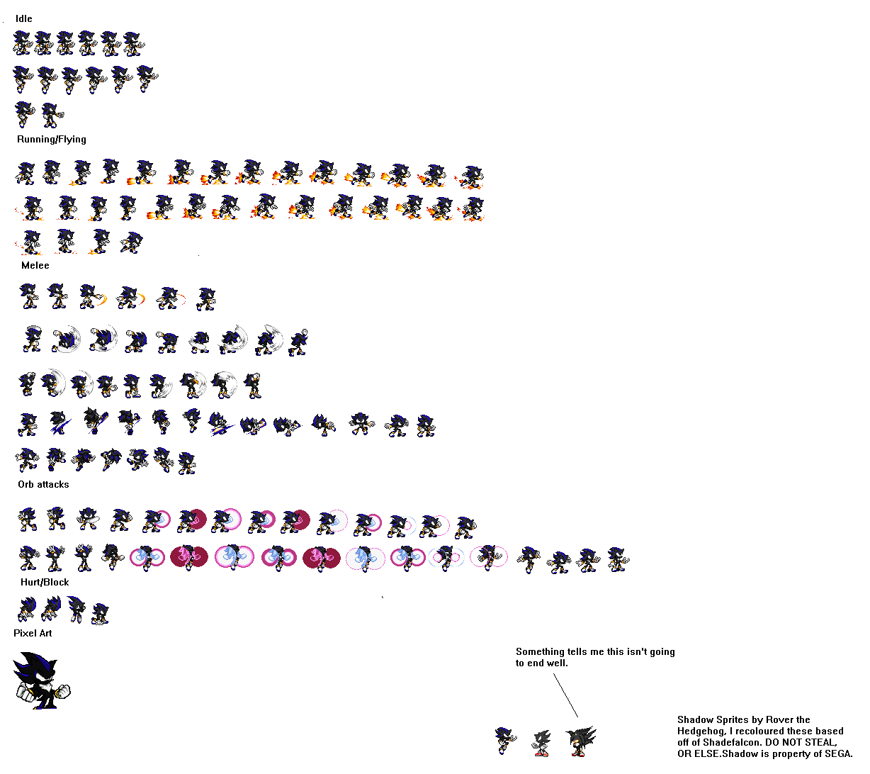 Cheat Master Shadow Sprite Code Dark Shadow Sprite Sheet (Old and lost) by DarkSeth644 on DeviantArt