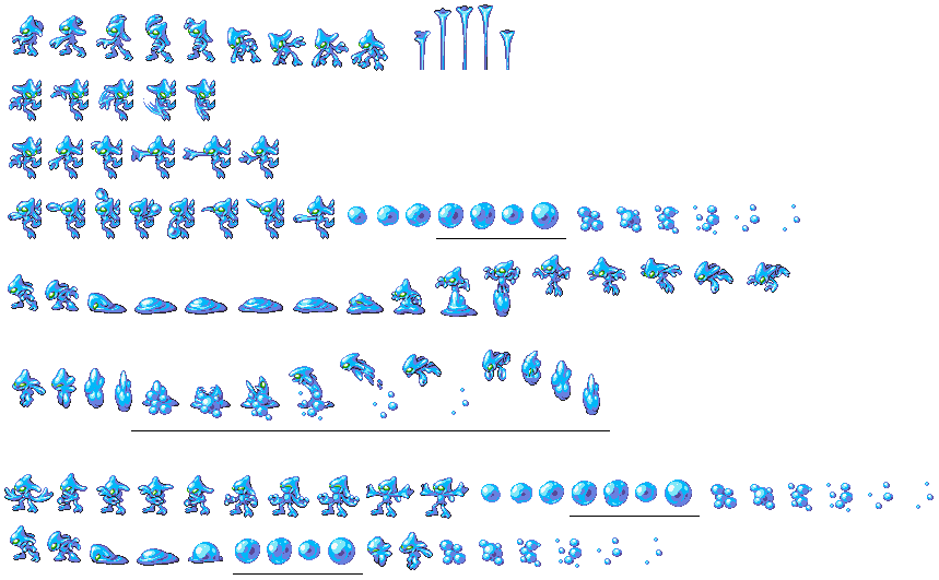 Chaos 0 Extra Sprites Again By Bar-kun (Lost) by DarkSeth644 on DeviantArt